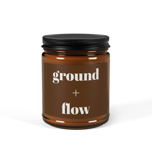 Grounding Spell "Flow" Magick-Infused Candle